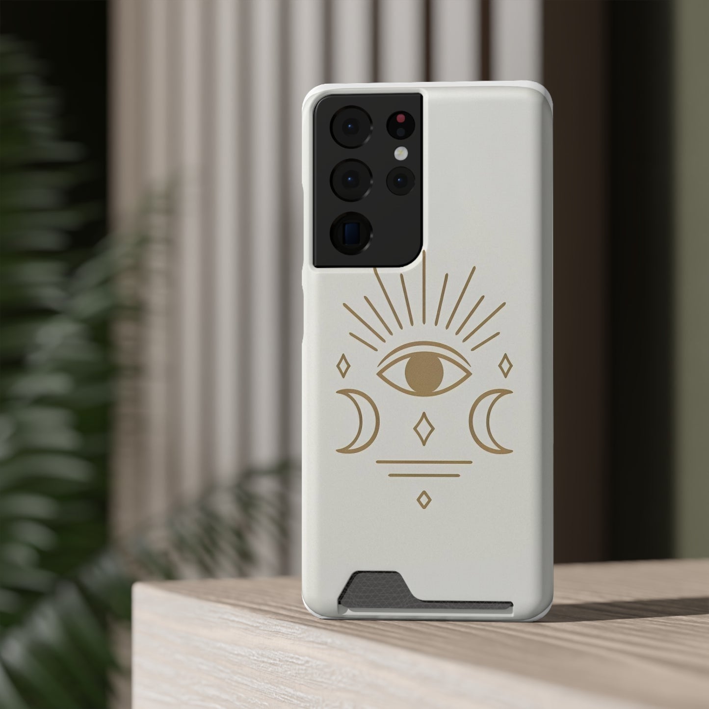 Mystical Eye Phone Case with Card Holder