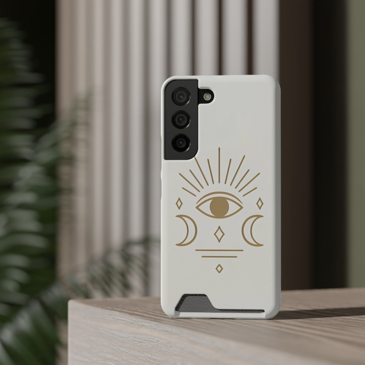 Mystical Eye Phone Case with Card Holder