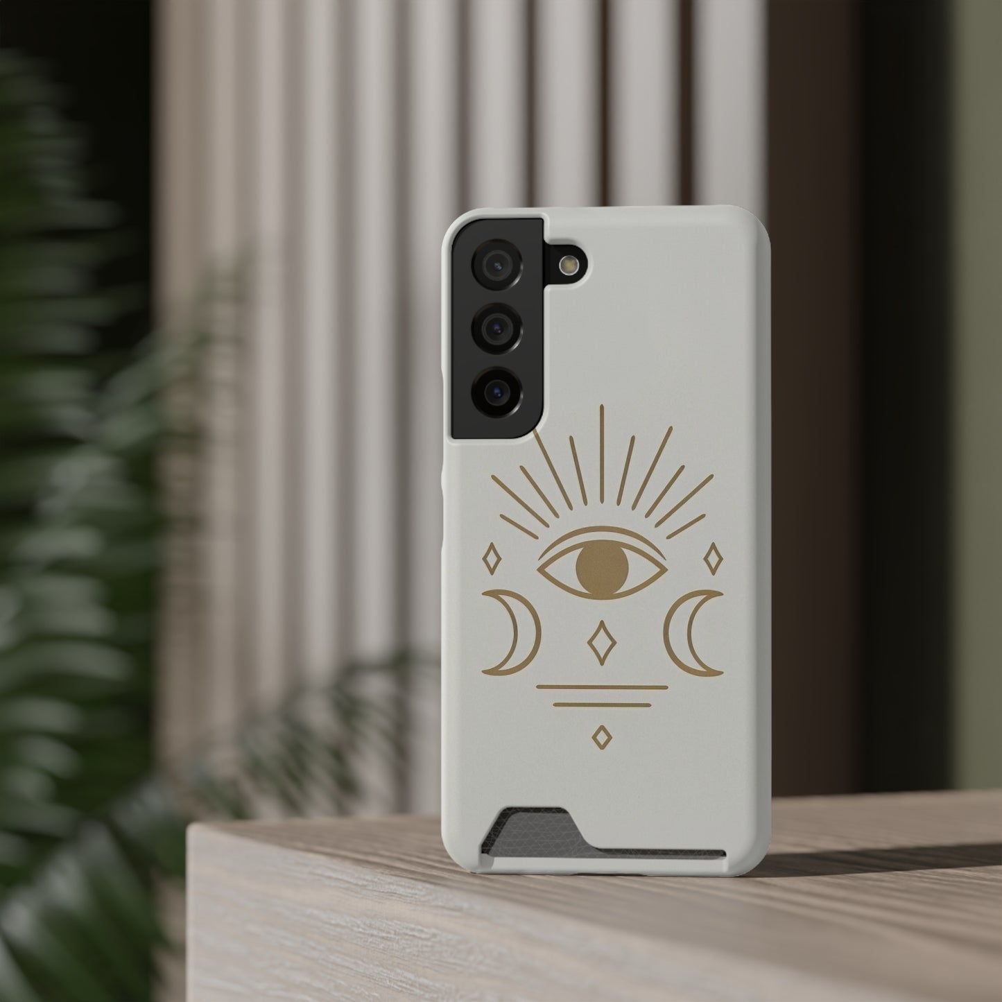 Mystical Eye Phone Case with Card Holder