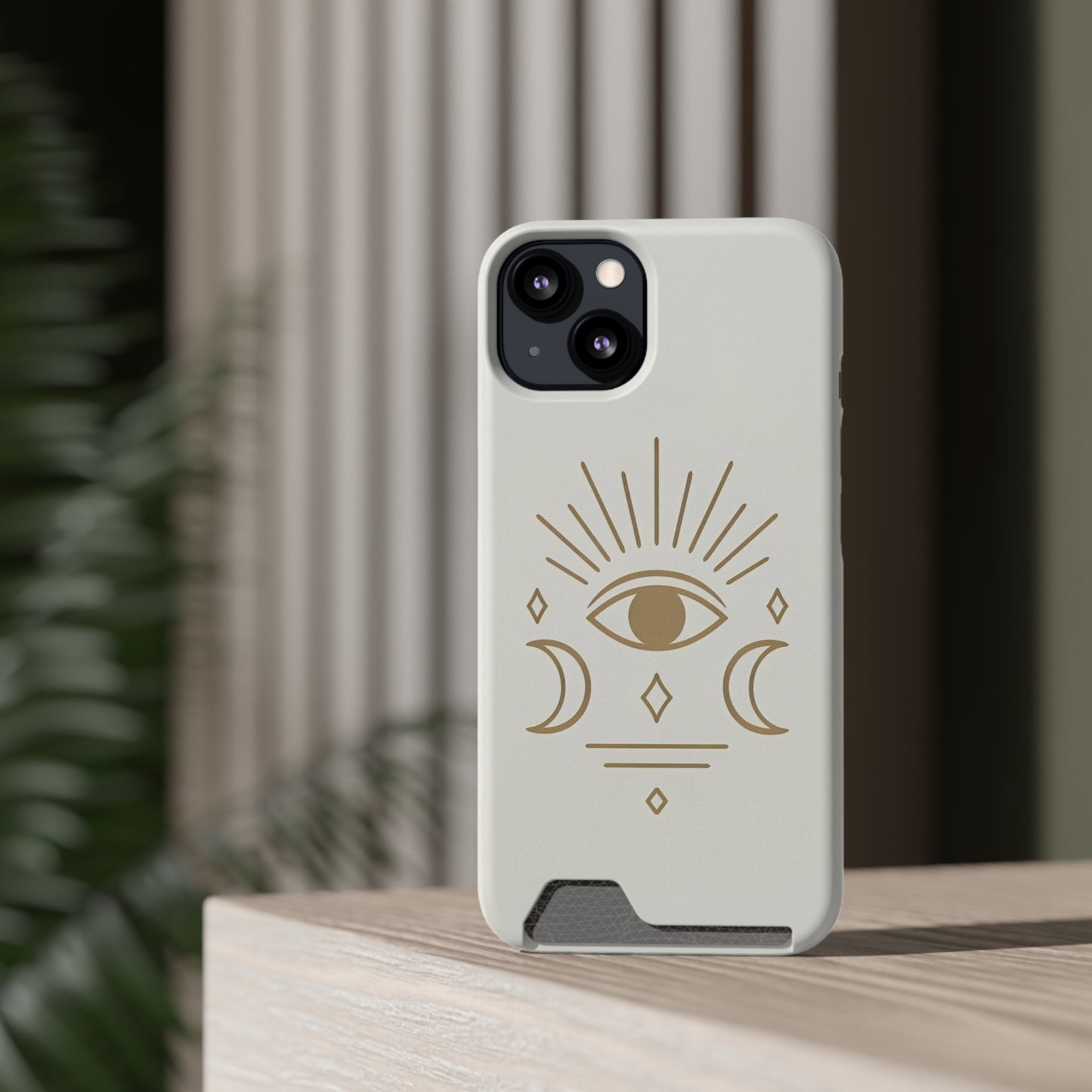 Mystical Eye Phone Case with Card Holder