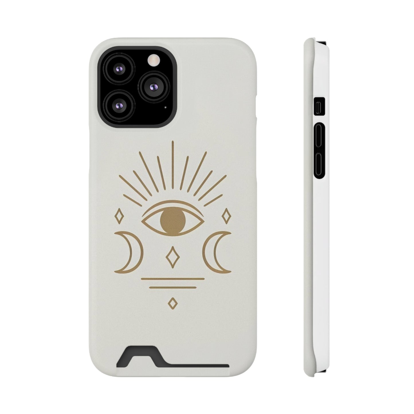 Mystical Eye Phone Case with Card Holder