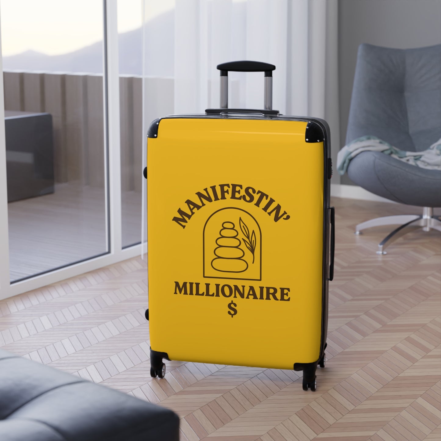 Manifestin' Millionaire Travel Suitcase