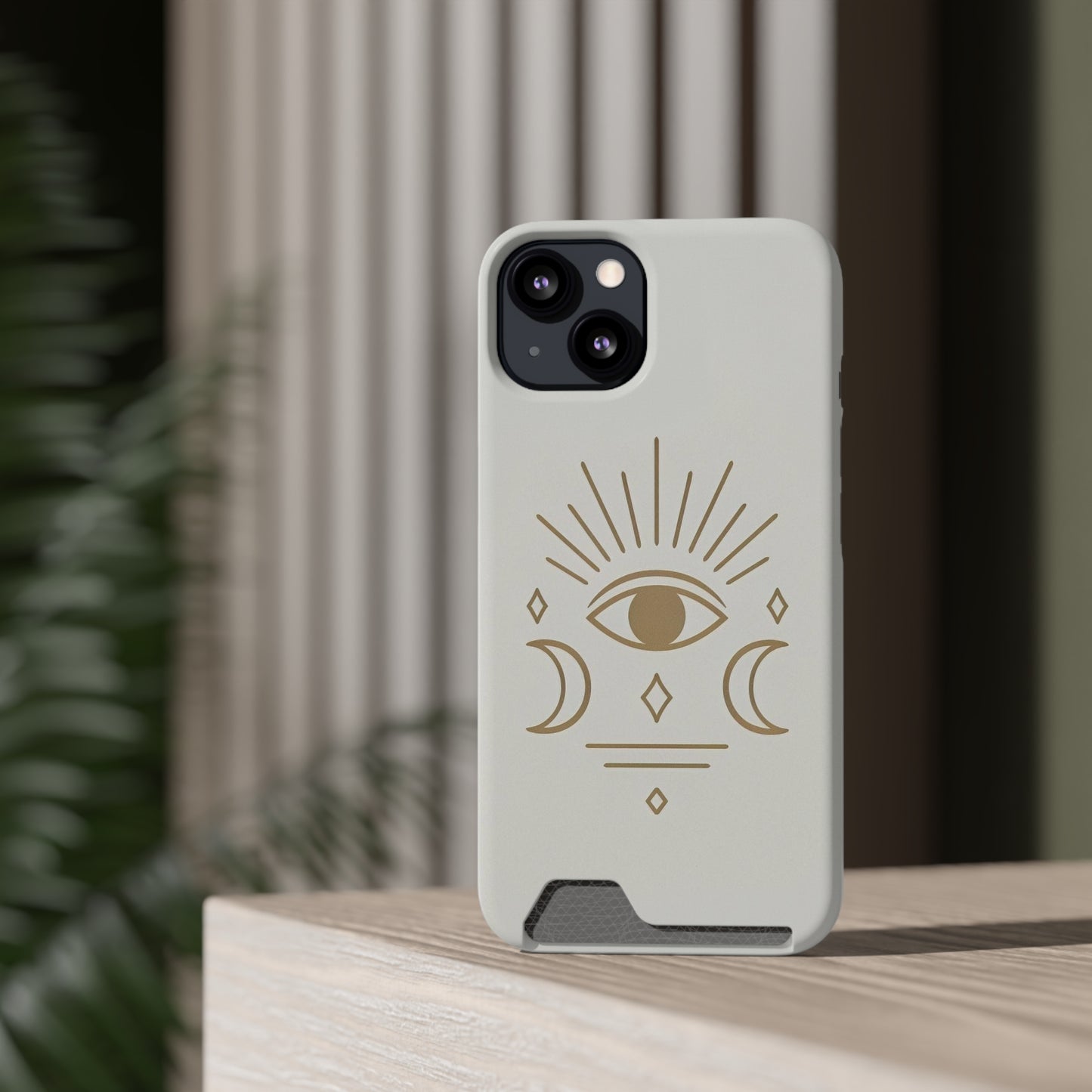 Mystical Eye Phone Case with Card Holder