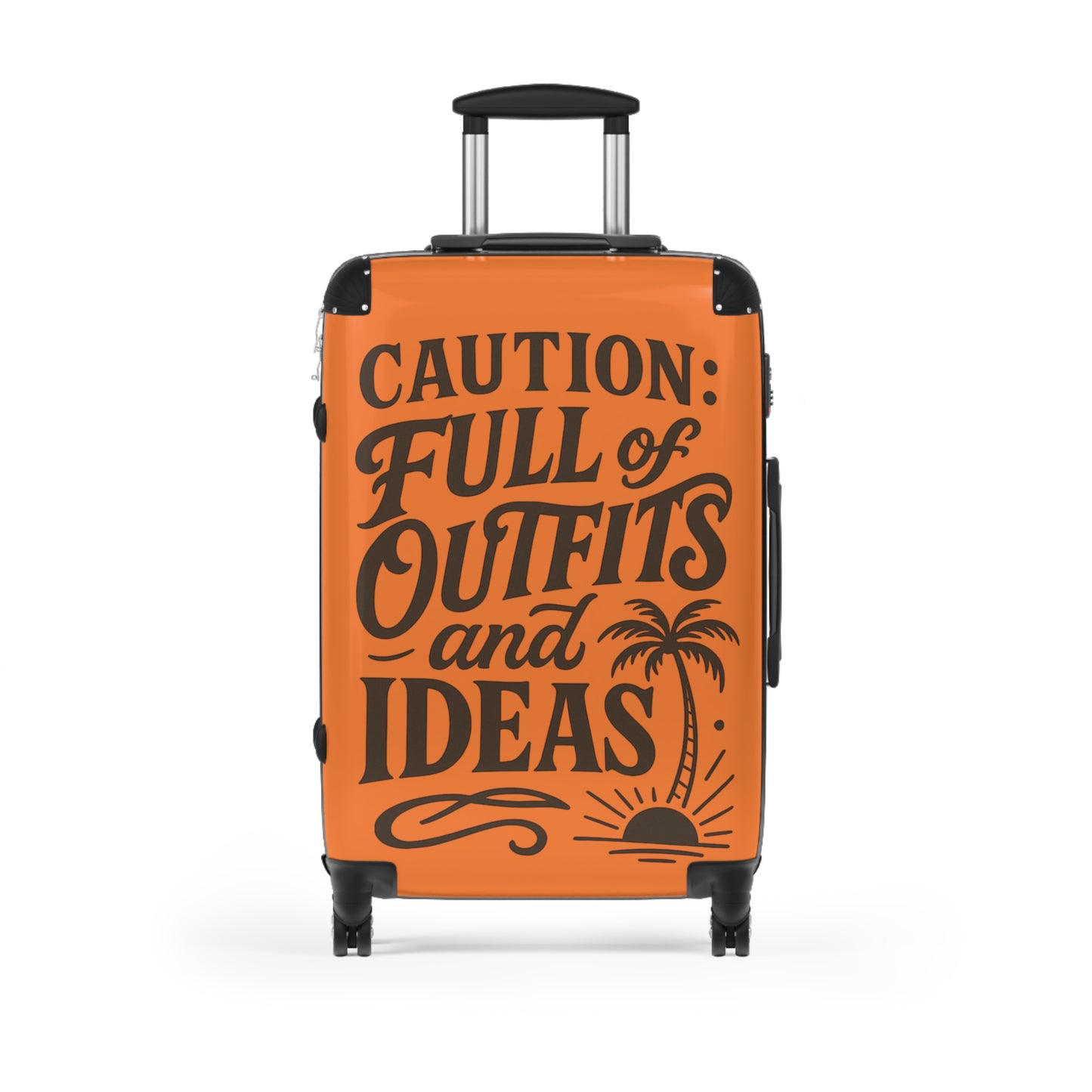 Caution Travel Suitcase - Full of Outfits and Ideas