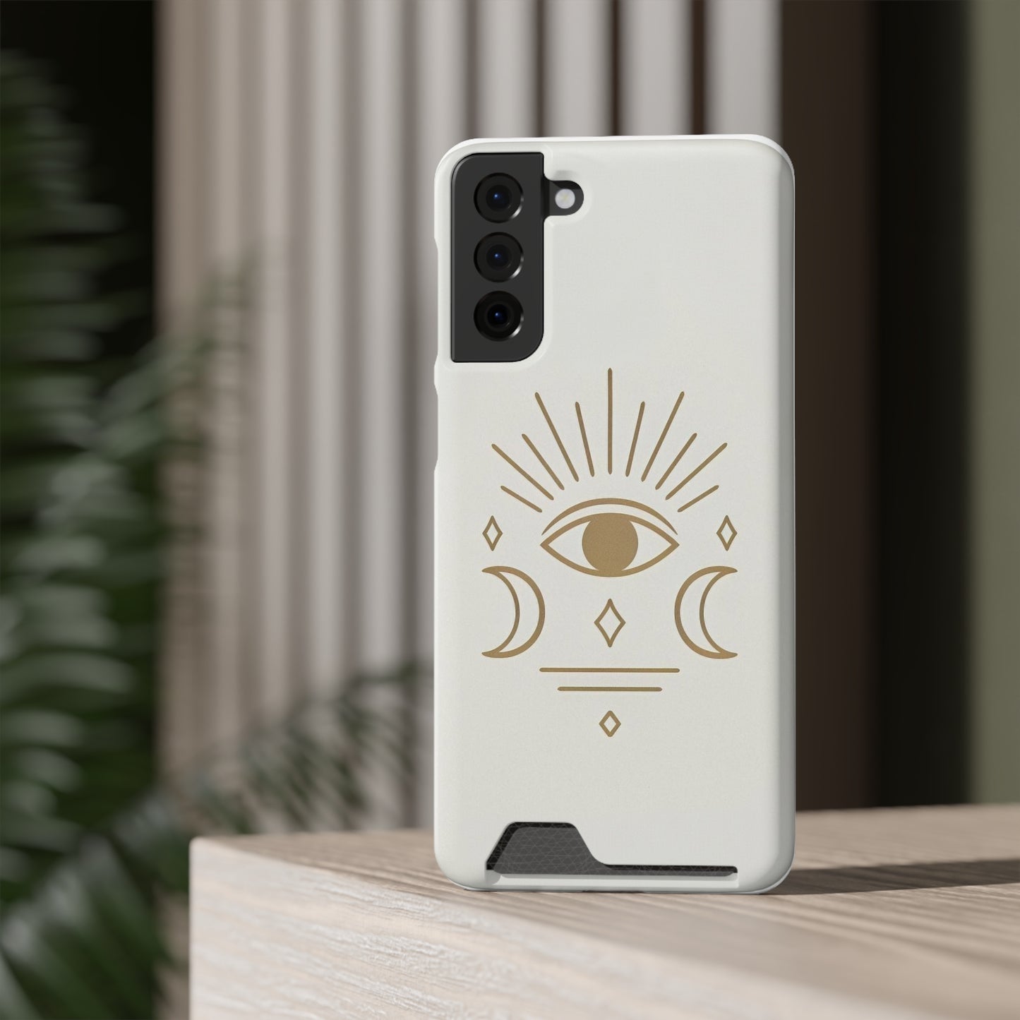 Mystical Eye Phone Case with Card Holder