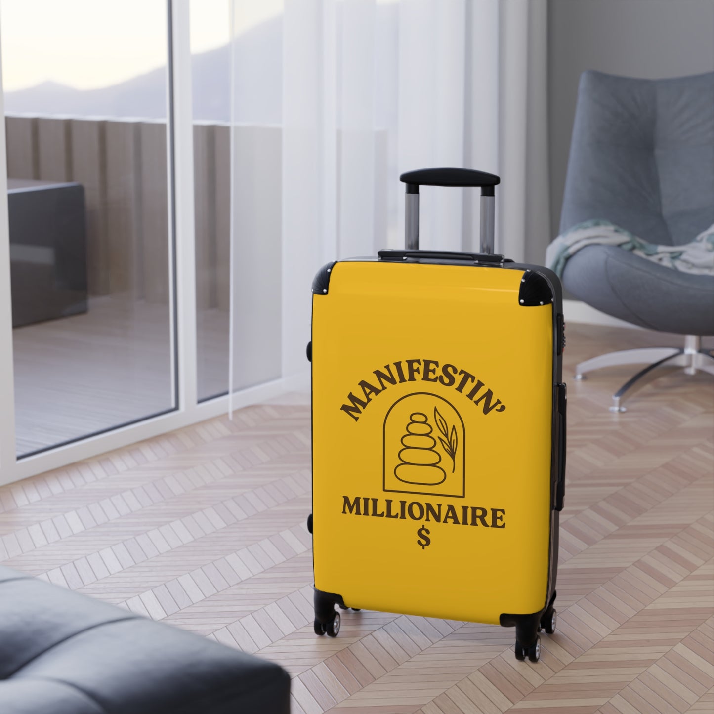 Manifestin' Millionaire Travel Suitcase