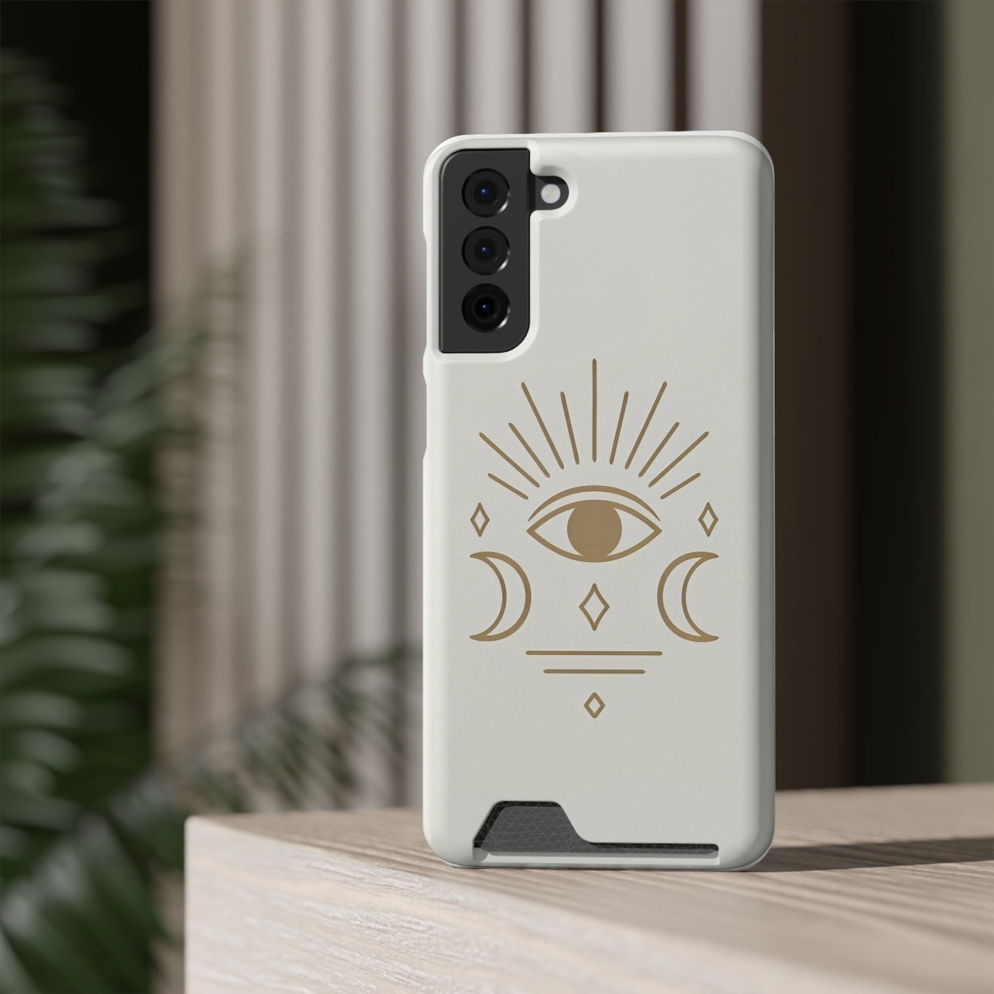 Mystical Eye Phone Case with Card Holder