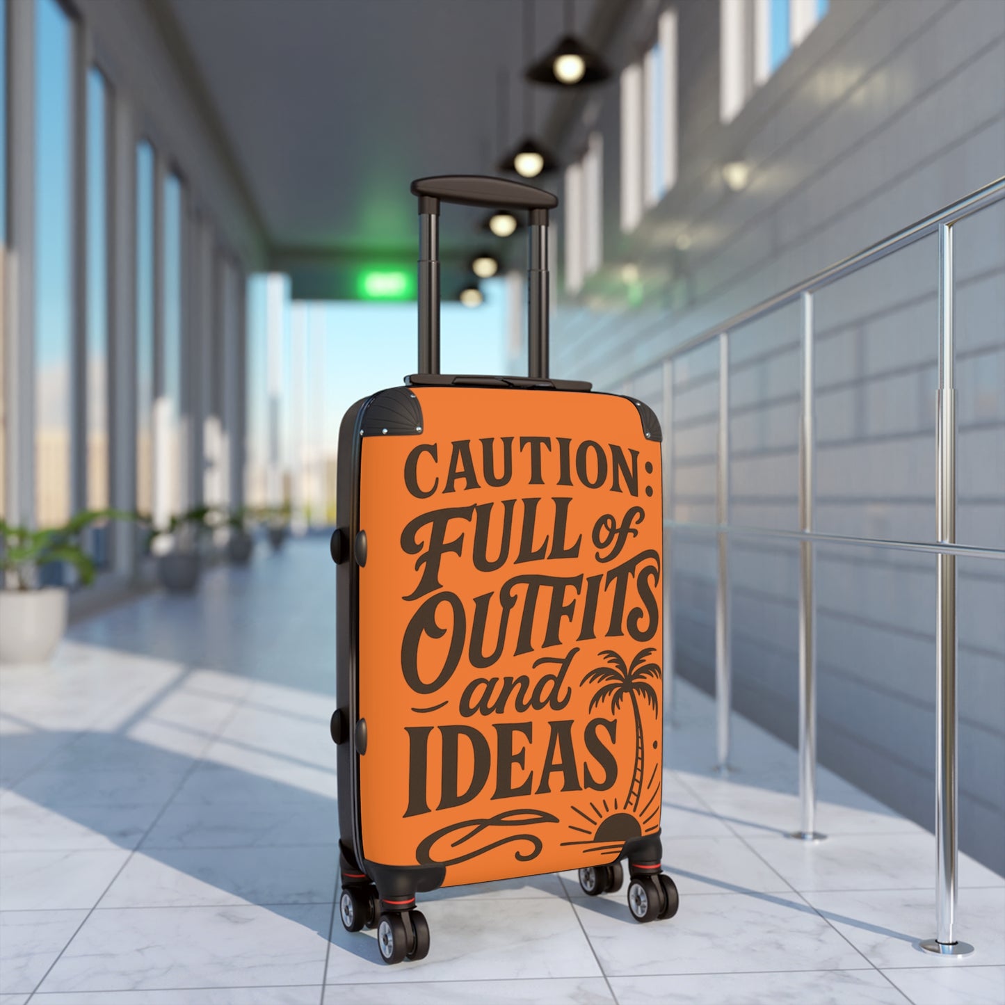 Caution Travel Suitcase - Full of Outfits and Ideas