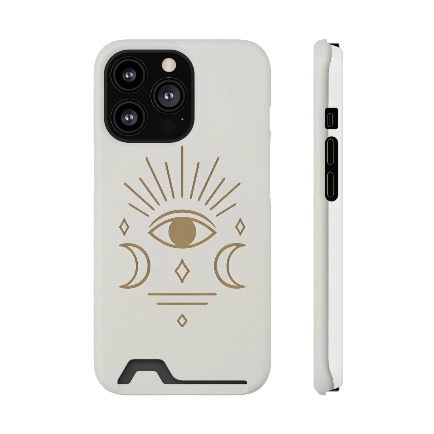 Mystical Eye Phone Case with Card Holder