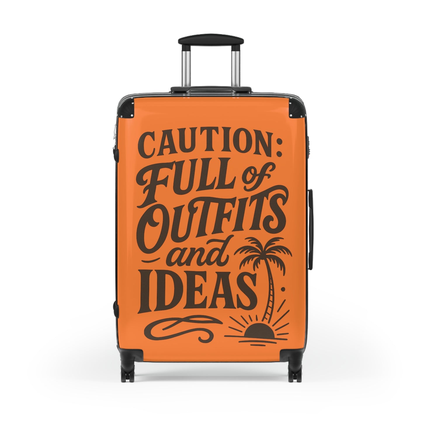 Caution Travel Suitcase - Full of Outfits and Ideas